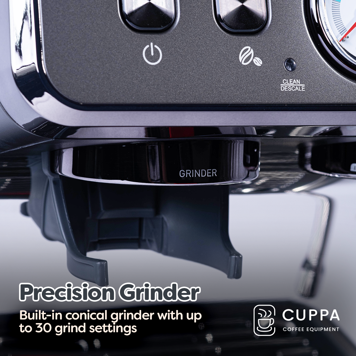 Barista Pro Dual Boiler Espresso Machine with Conical Burr Grinder