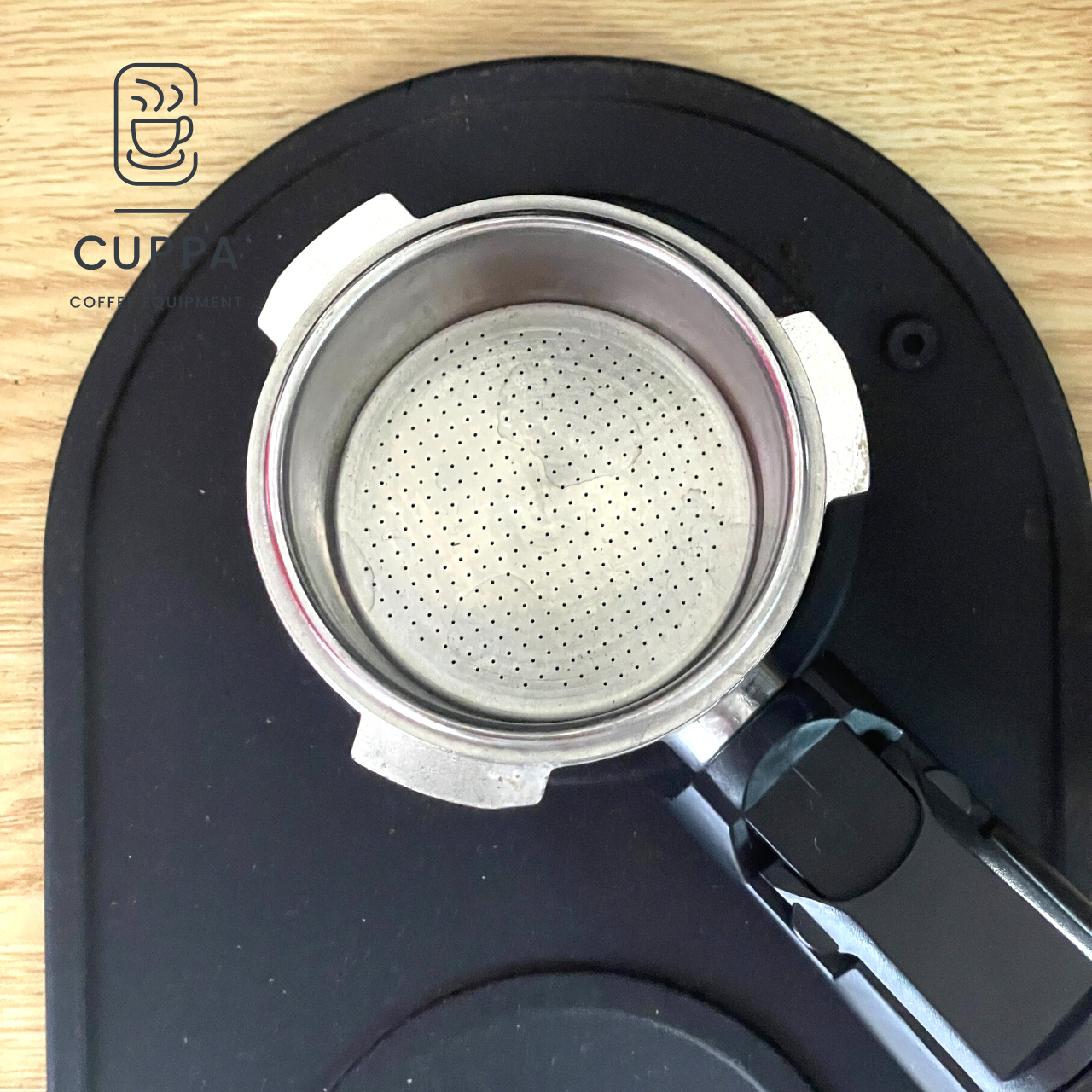 Cuppa Naked Bottomless Portafilter with Non-Pressurized Basket 51mm
