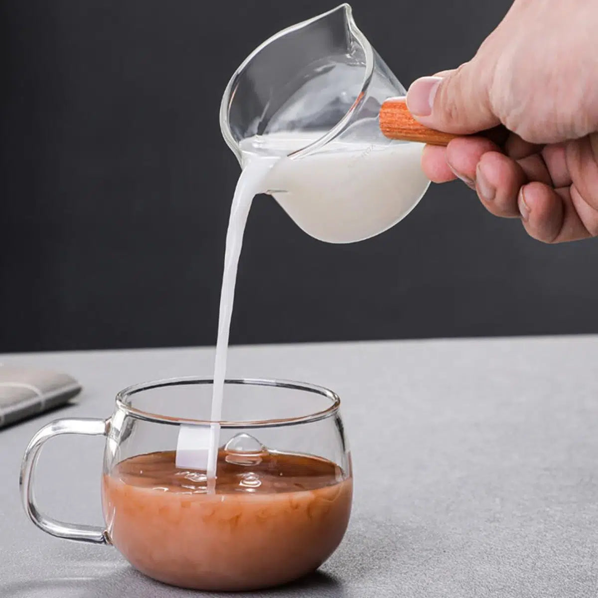 Espresso Cup with Wooden Handle