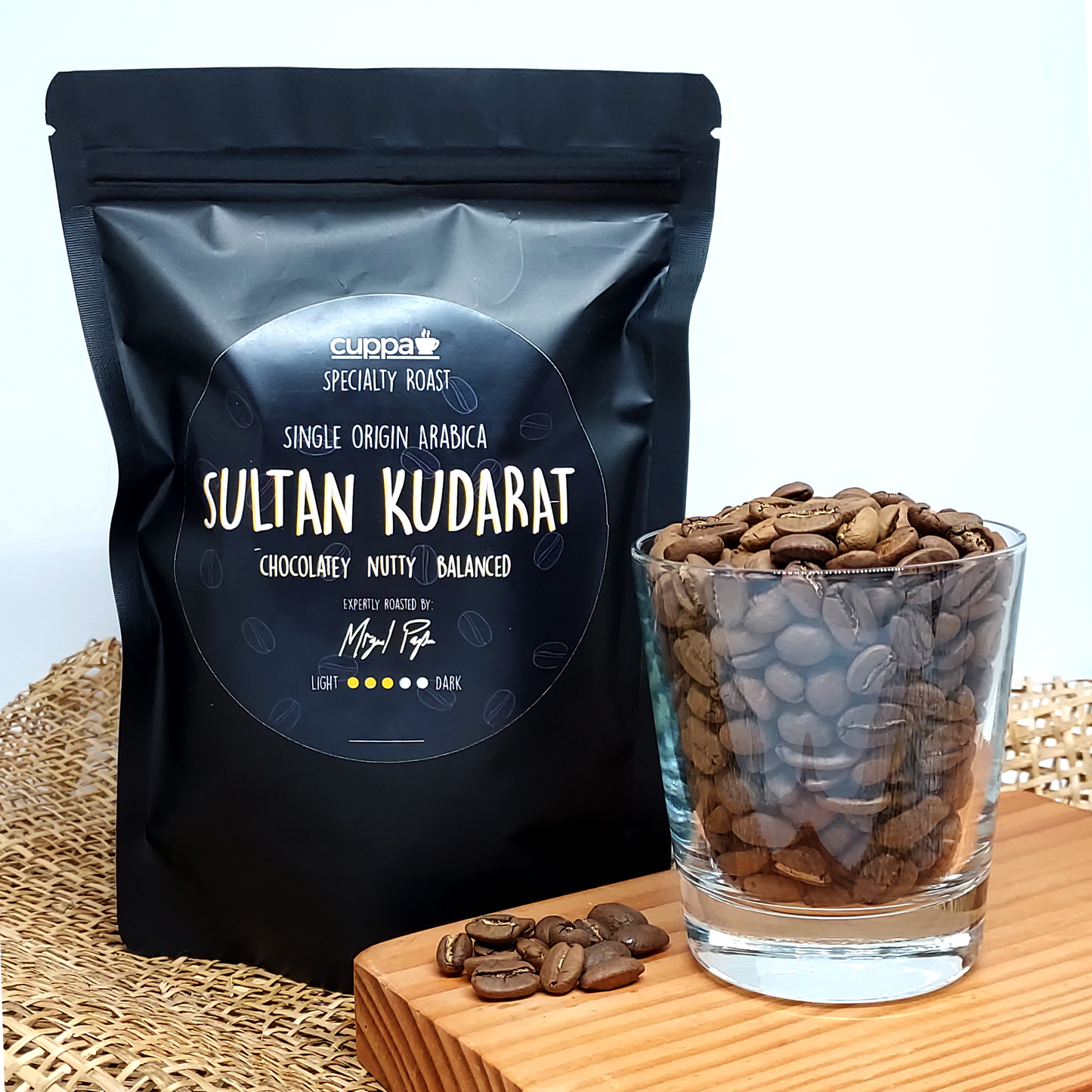 Cuppa Specialty Roast Whole Coffee Beans Sultan Kudarat Blend in 125g or 500g