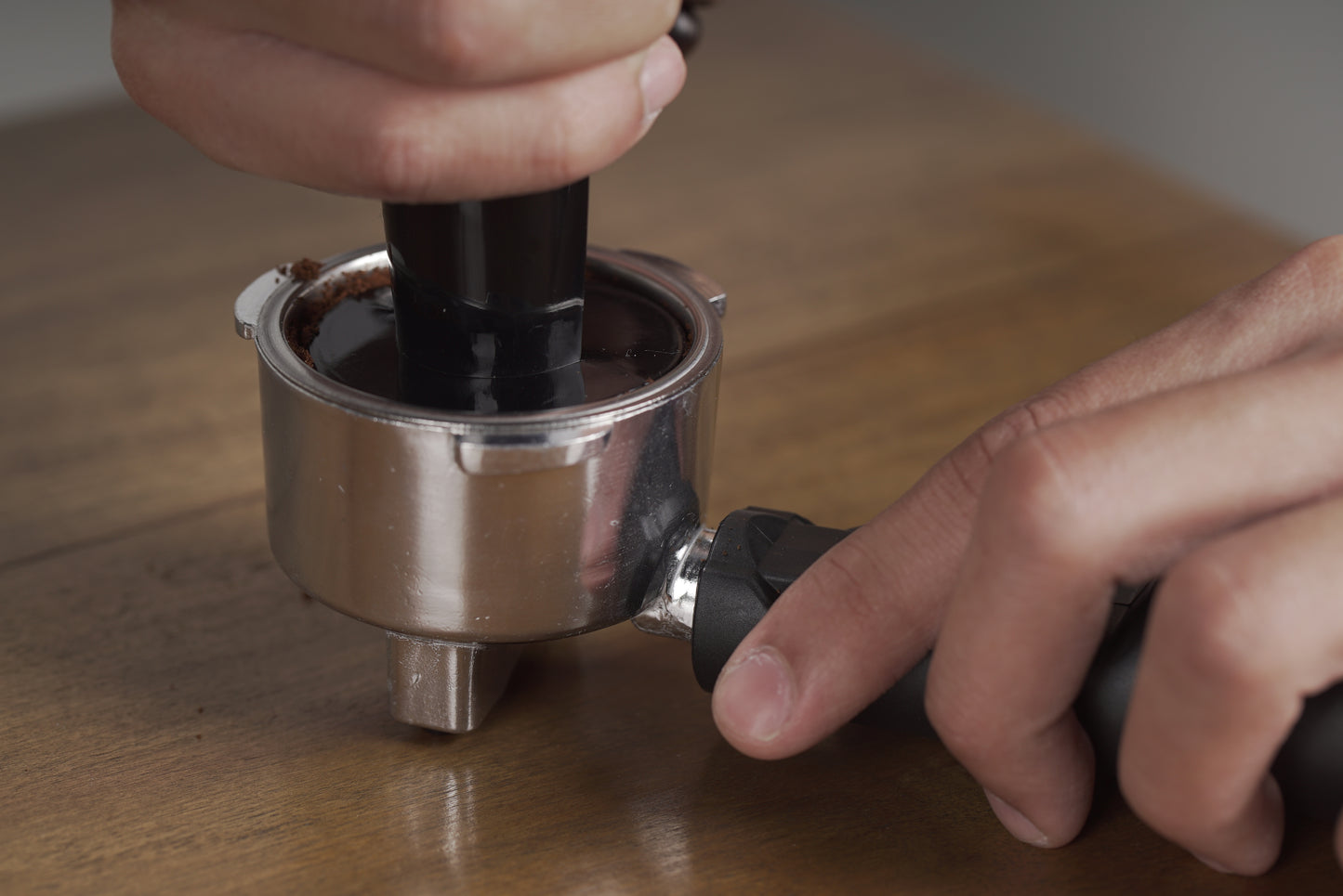 Plastic Espresso Tamper with Scooper