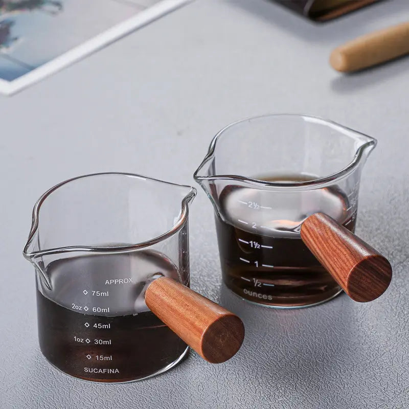 Espresso Cup with Wooden Handle
