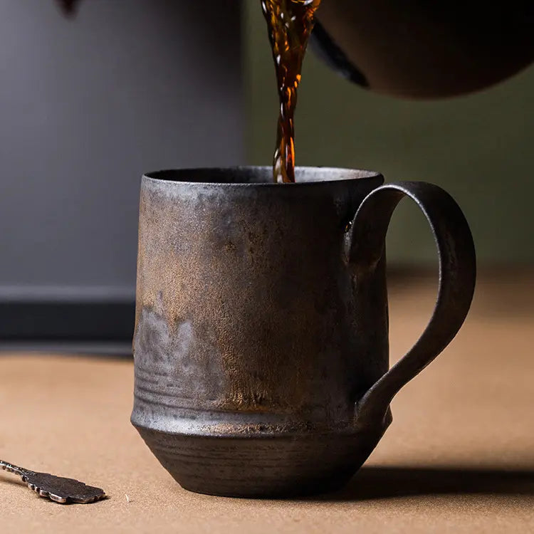 Japanese Vintage Style Stoneware Cup