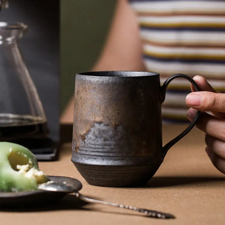Japanese Vintage Style Stoneware Cup