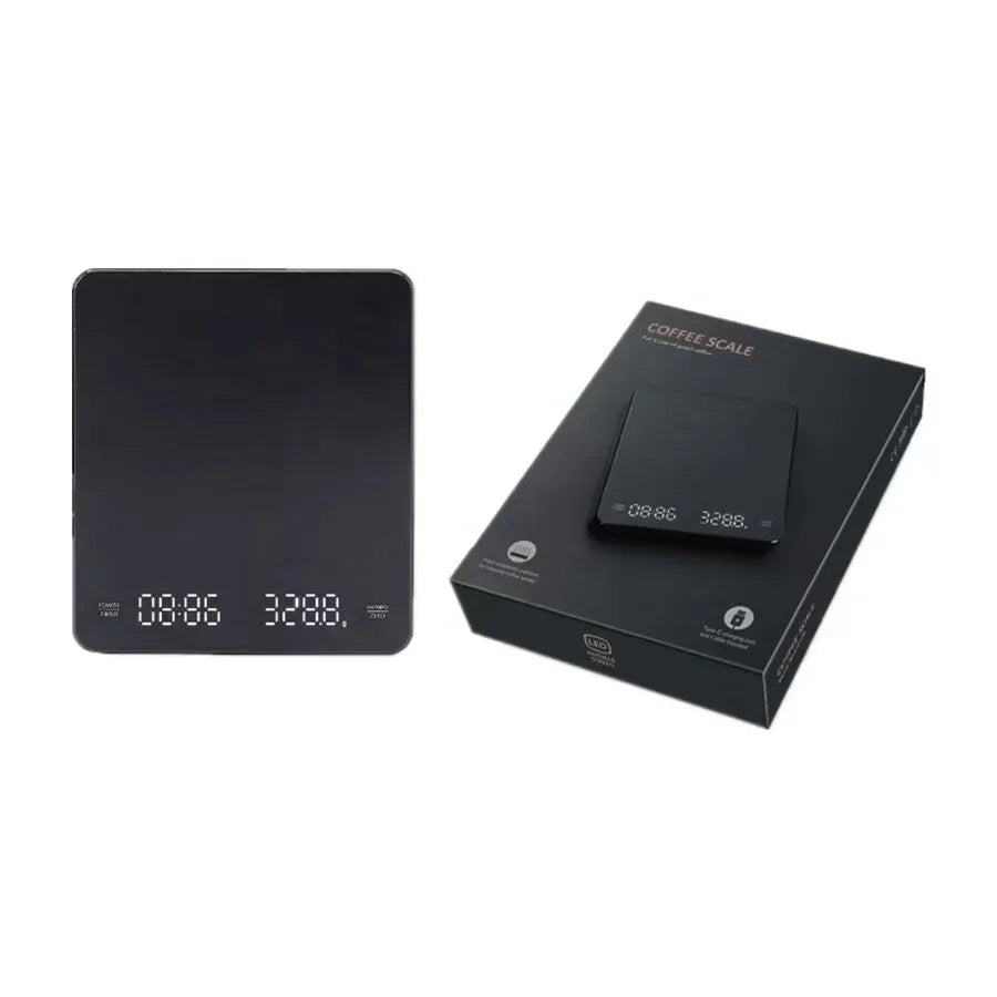 Rechargeable Digital Coffee Scale with Automatic Timer