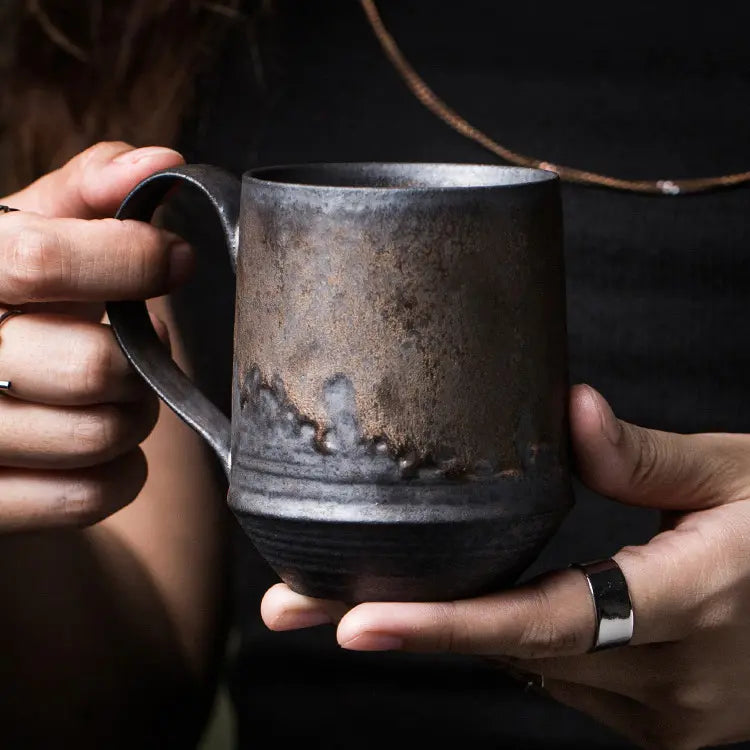 Japanese Vintage Style Stoneware Cup