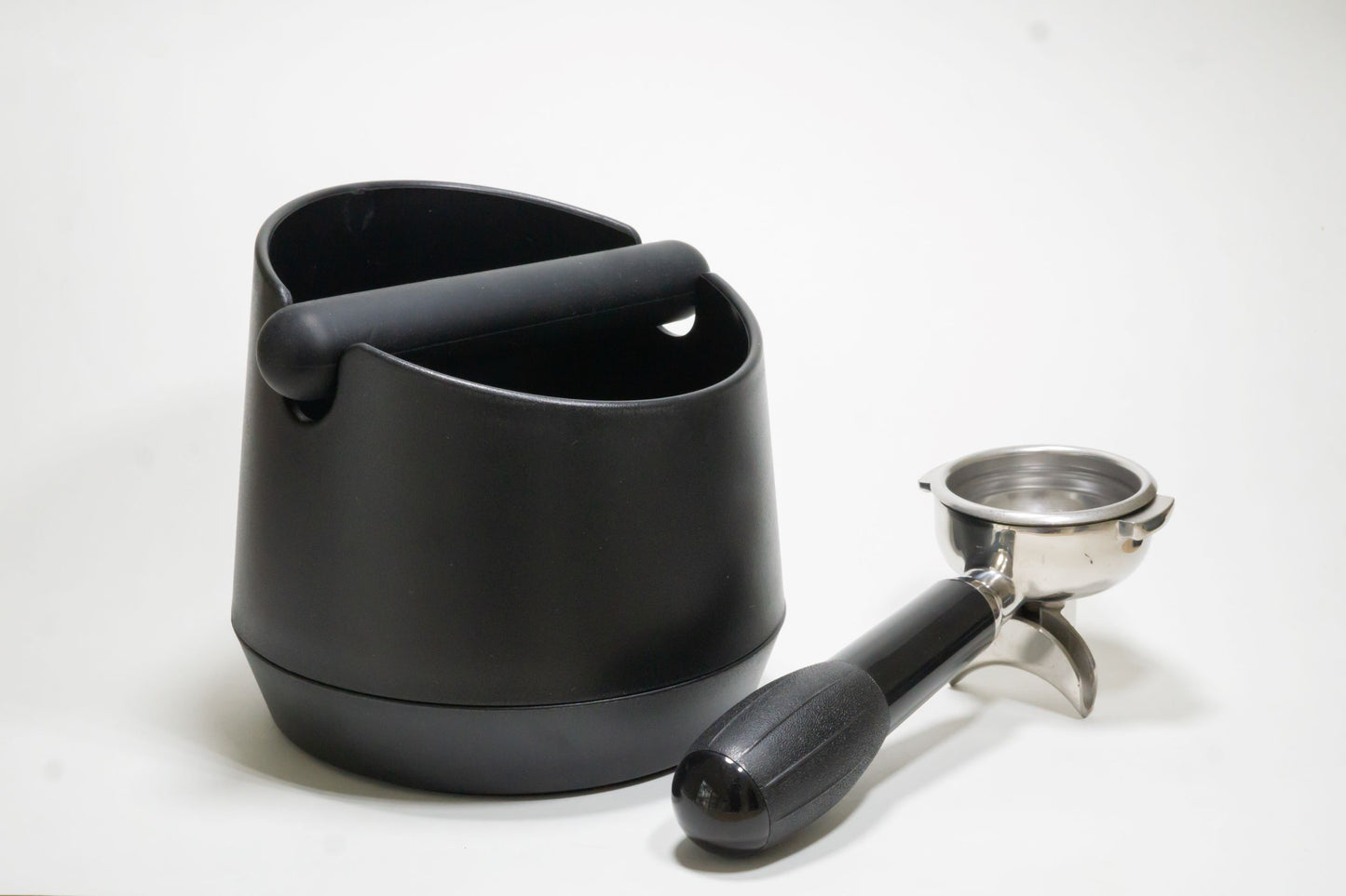 Espresso Grounds Knock Box with Detachable Knock Bar