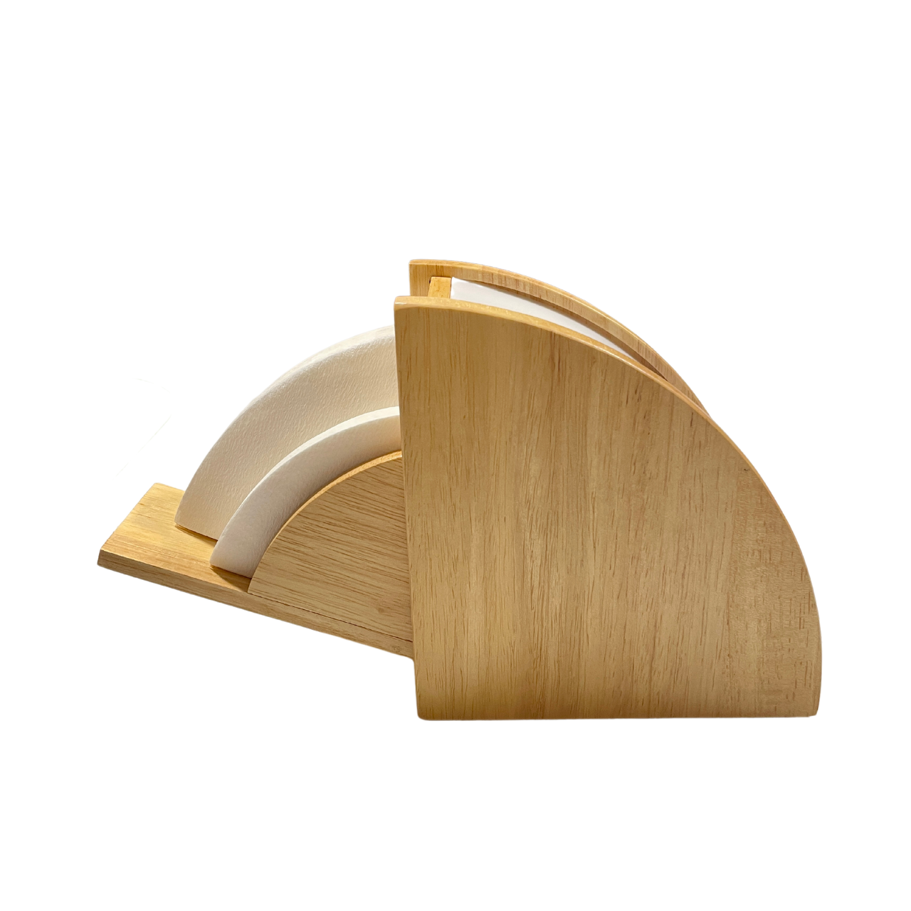 Dust-proof Wooden Coffee Filter Holder