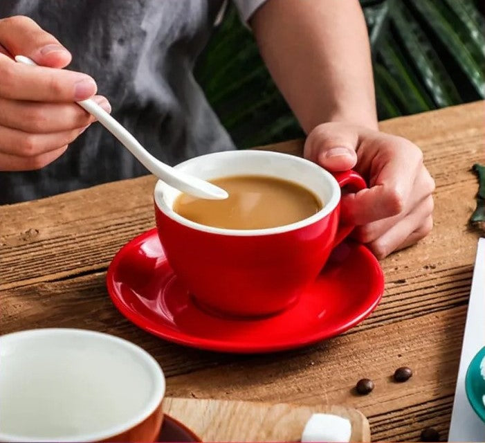 Ceramic Egg Cup with Saucer