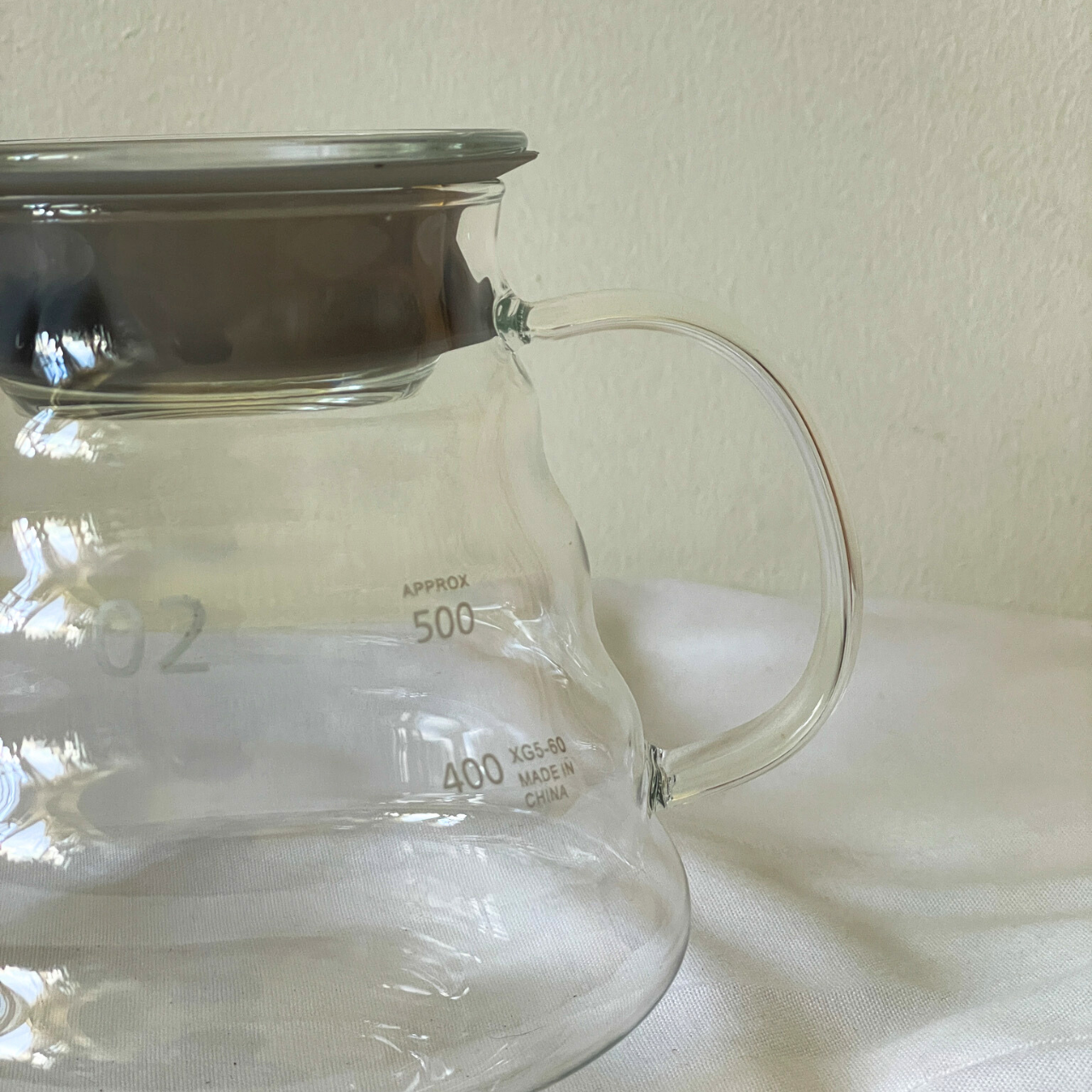 Cuppa Coffee Glass Server Pitcher