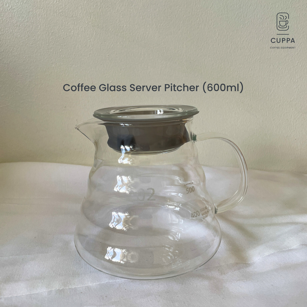 Cuppa Coffee Glass Server Pitcher