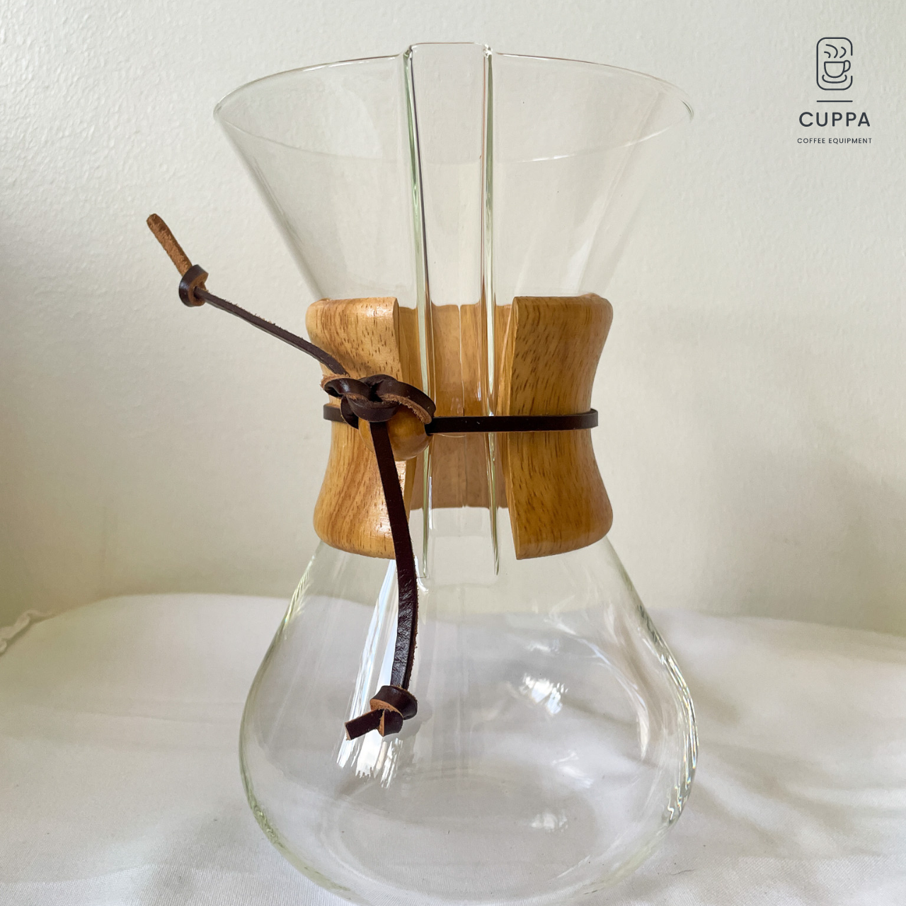 Cuppa Chemex Dripper Server with Wooden Handle