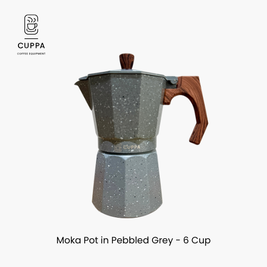Moka Pot - Pebbled Grey 3/6 Cup