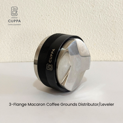 3-Flange Macaron Coffee Grounds Distributor / Leveler