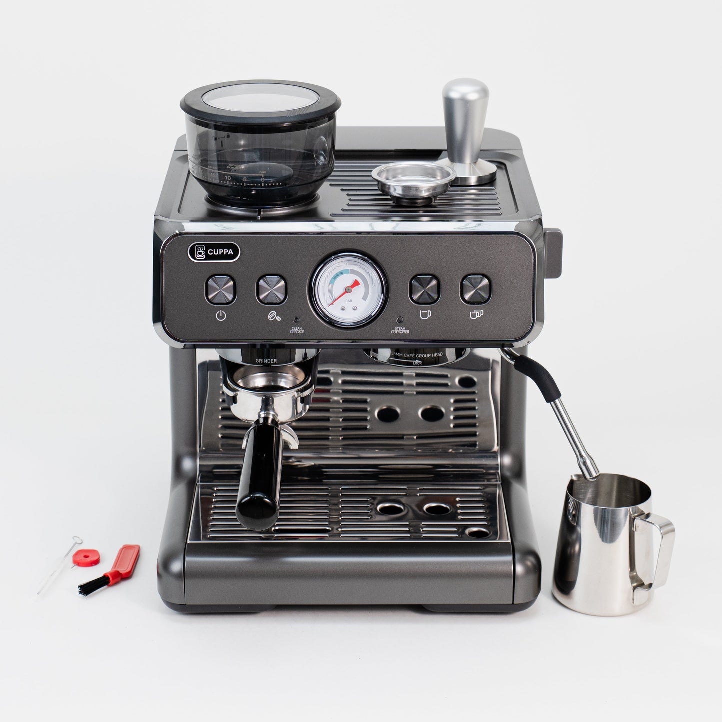 Barista Pro Dual Boiler Espresso Machine with Conical Burr Grinder
