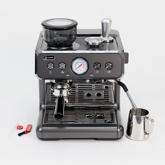 Barista Pro Dual Boiler Espresso Machine with Conical Burr Grinder