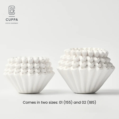 Cuppa Wave Basket Filter Paper 155/185