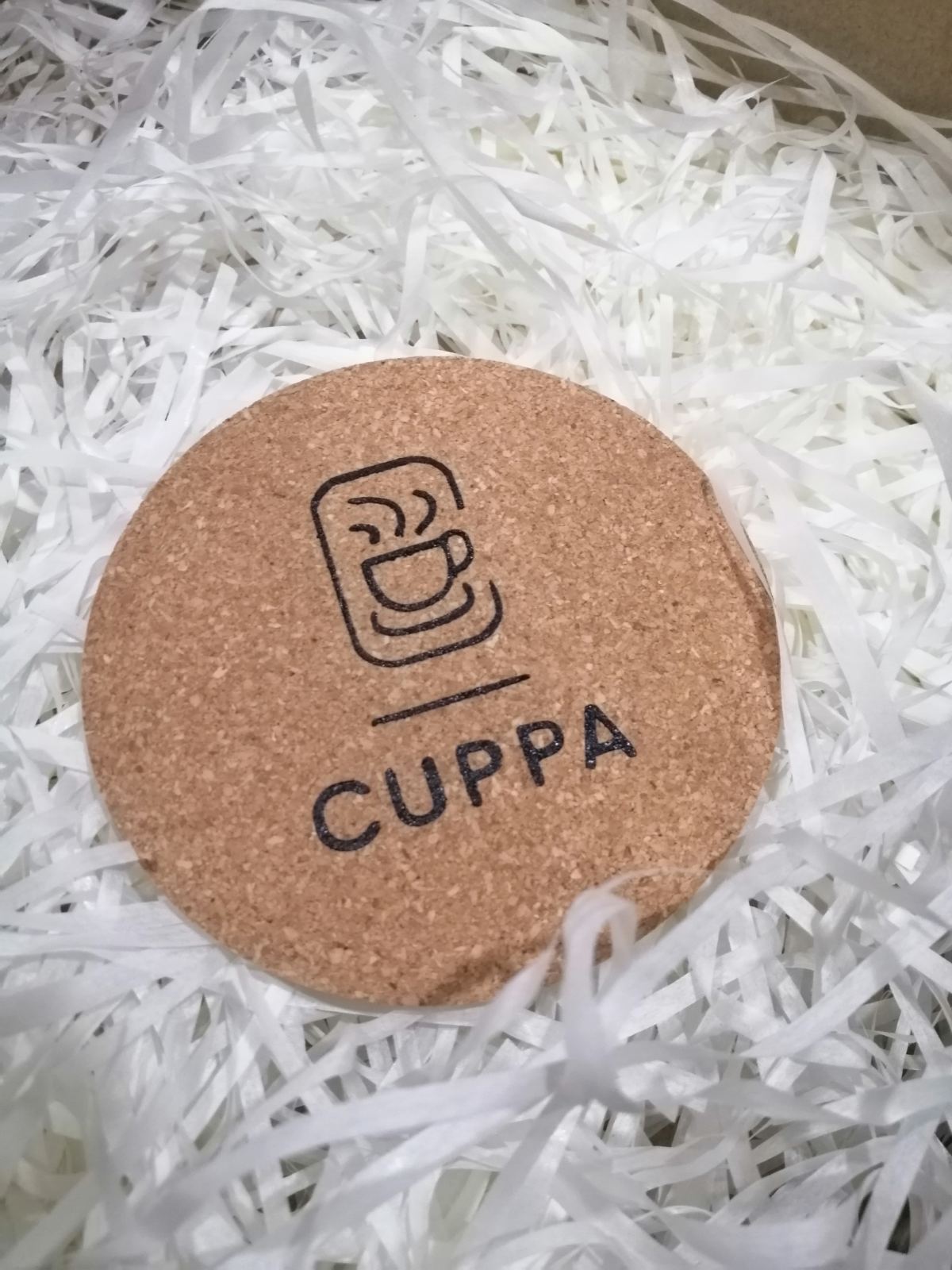 Cuppa Cork Coaster