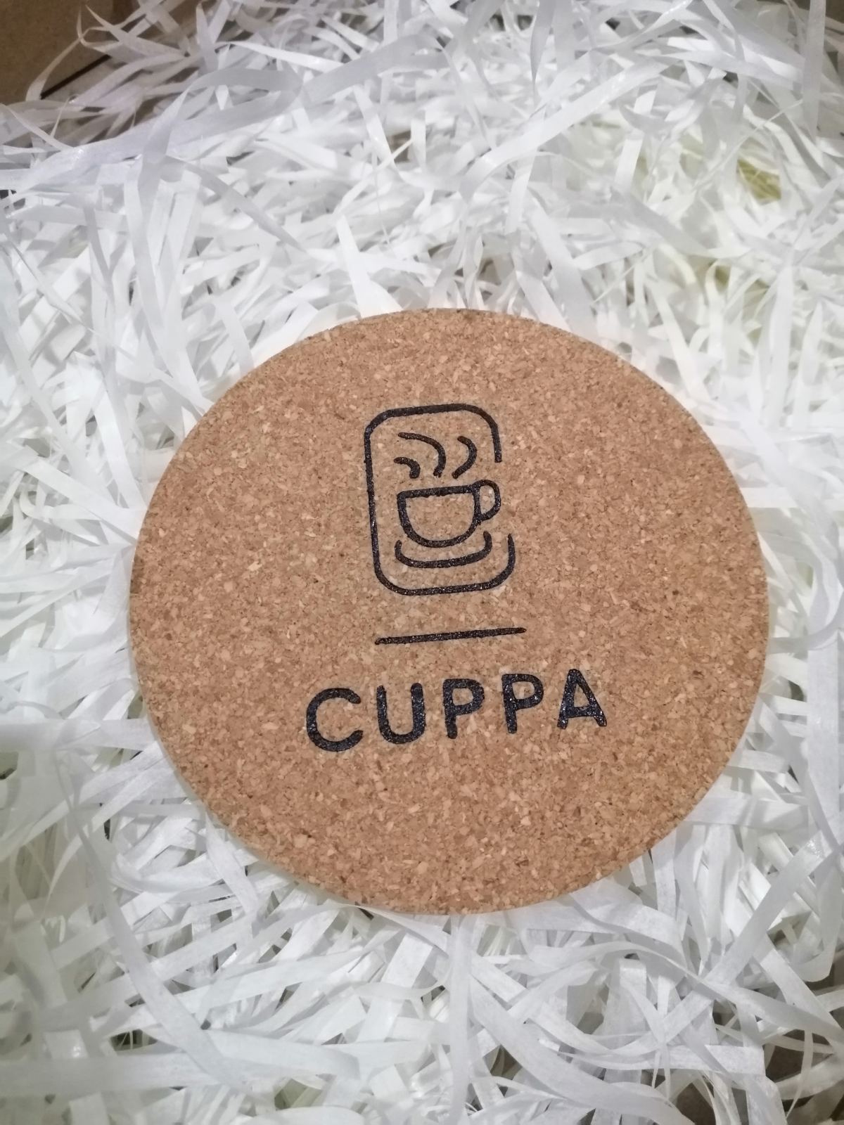 Cuppa Cork Coaster