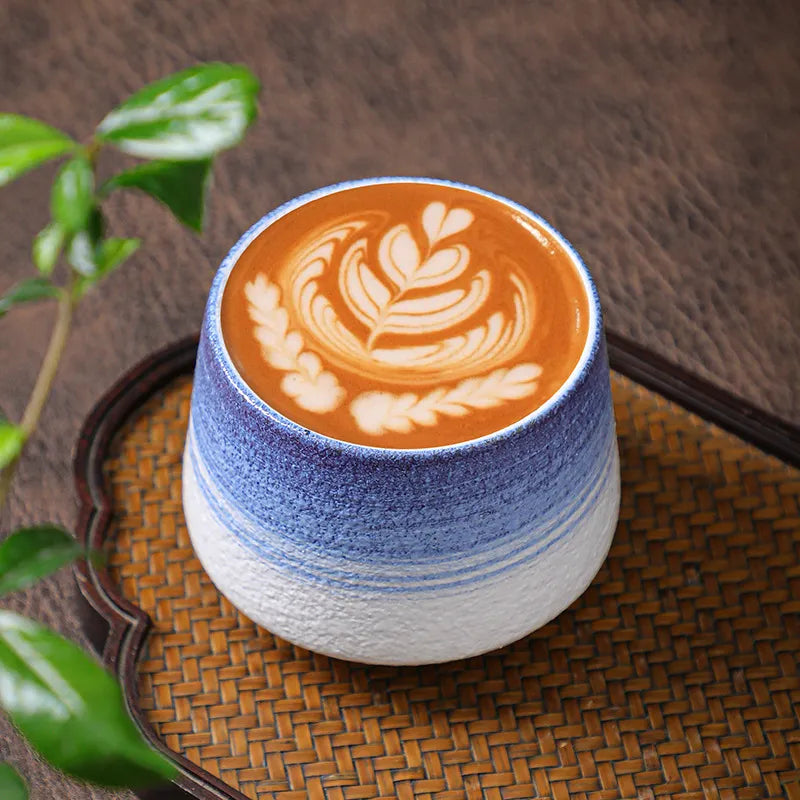 Japanese Hand-Painted Ceramic Cup