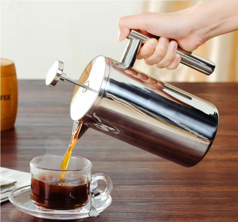 Press Pot Rang Stainless Steel French Press Pot 800mL – Cuppa Espresso Machine