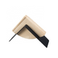 Minimalist Coffee Filter Holder in Matte Black